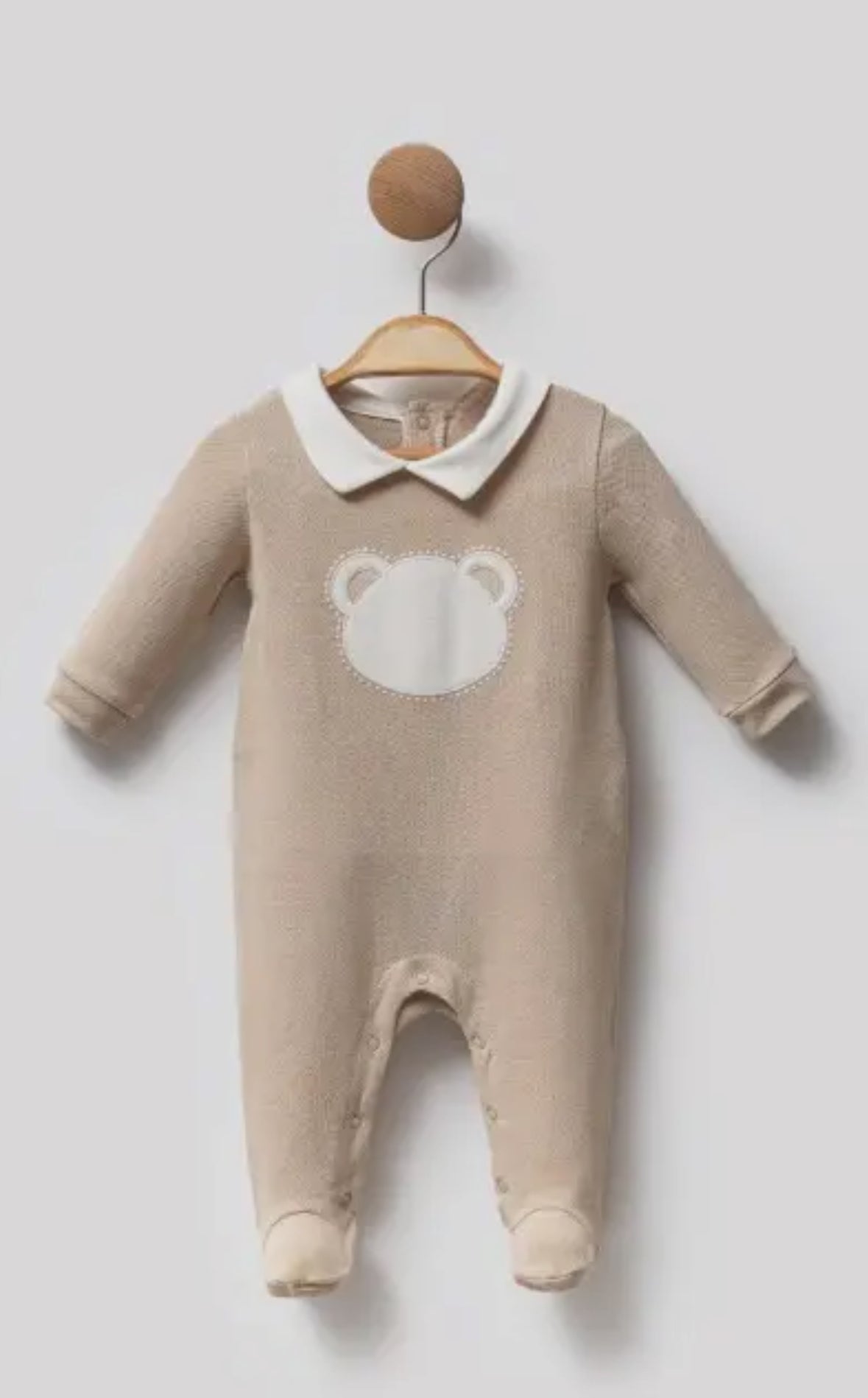 Brown Bear Baby Boy Onsie